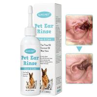 Ear Cleaner For Dogs Dog Ear Wash And Ear Cleaners For Dogs And Cats 120ml Effective Cat And Dog Ear Solution For Controlling Ear Odor Help Soothe Itchiness candid