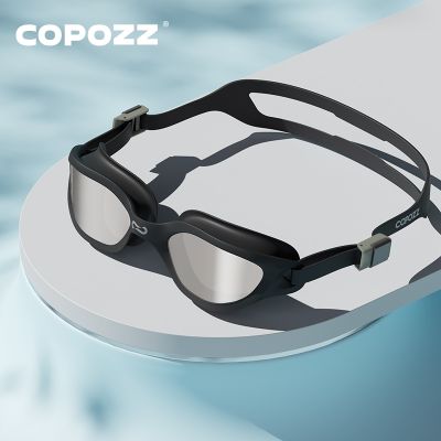 COPOZZ HD Adjustable Swimming Goggles Anti-Fog UV Protection Swimming Glasses Professional Silicone Swimming Glasses For Men
