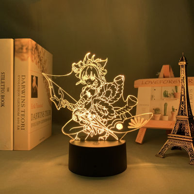 3d Led Lamp Yoimiya Genshin Impact for Kids Bedroom Decoration Child Birthday Gift Room Decor Genshin Impact Led Light Bedside