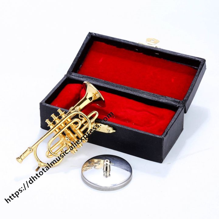 dh-miniature-cornet-model-mini-musical-instrument-dollhouse-accessories-ornaments-birthday-christmas-gift-home-decoration
