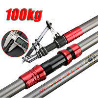 Xu61aa สูงกว่า2.7-4.5ม. Joran Pancing Carbon 100กก. ขึ้นไปบนไม้ตกปลาขว้างที่วัดระดับน้ำทะเลเรือ Peralatan Pancing คุณภาพสูง