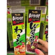 COMBO 2 TUÝP MÙ TẠT WASABI S&B HÀNG CHUẨN XỊN NHẬP KHẨU NHẬT BẢN