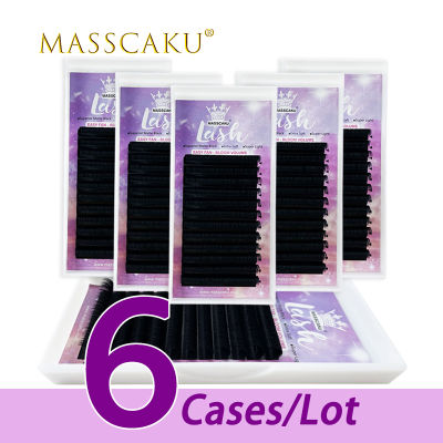 6caselot High quality 12 lines one second making fans one touch fan volume private label lashes easy fan eyelash extensions