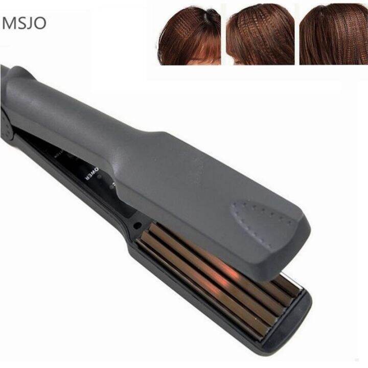 Professional Tourmaline Ceramic Corn Plate wave hair straighteners Fast