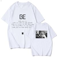 การออกแบบเดิม Bts Be ผ้าฝ้ายฤดูร้อนสบาย ๆ เสื้อยืดแขนสั้นพิมพ์ลาย 8เสื้อยืด S-5XL