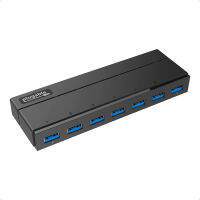 Plugable 7-Port USB 3.0 Hub with 36W Power Adapter