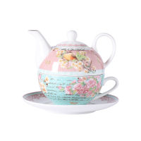 Tea Pot for One Teapot and Cup Set Bone China for Women Men Mom Kids Tea Coffee,Teapot for One Set