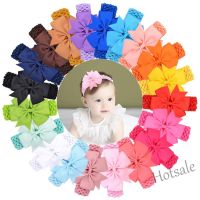 【hot sale】◎ C10 Bow Mesh Headband Girl Fit Bow Head Head Baby Baby Headband