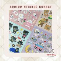 Ardium KUNCAT Point stickers -- อาเดียม สติ๊กเกอร์ไดคัท สำหรับตกแต่ง เซตตัวการ์ตูนน้องแมว Kuncat