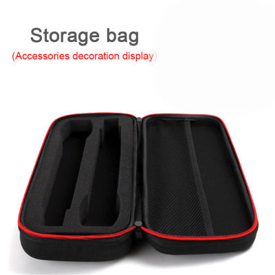 กระเป๋าเก็บของไมโครโฟนกระเป๋าเดินทาง EVA สีดำแบบพกพาแข็งชาร์จอเนกประสงค์สายชาร์จหูฟังอุปกรณ์เสริมกล่องป้องกัน