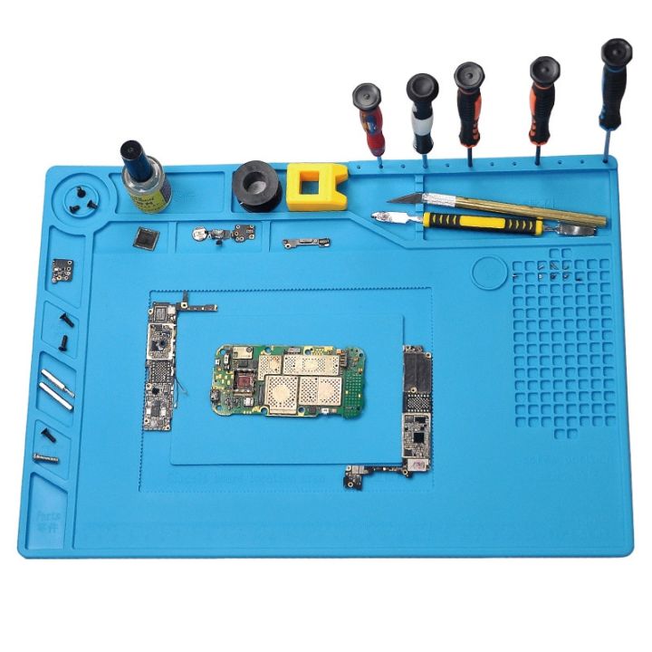 Anti-Heat Silicone Pad Soldering Cell Phone Repair Platform Desk