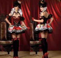 LJ7067 ชุดRed Queen of Hearts Costume Alice in Wonderland ?ด่วนมีส่งGrabค่า