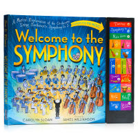 Symphony Orchestra Vocal Book welcome to the symphony original English picture book theme musical instruments childrens musical instruments enlightenment musical sense enlightenment early childhood enlightenment early education picture book parent-child