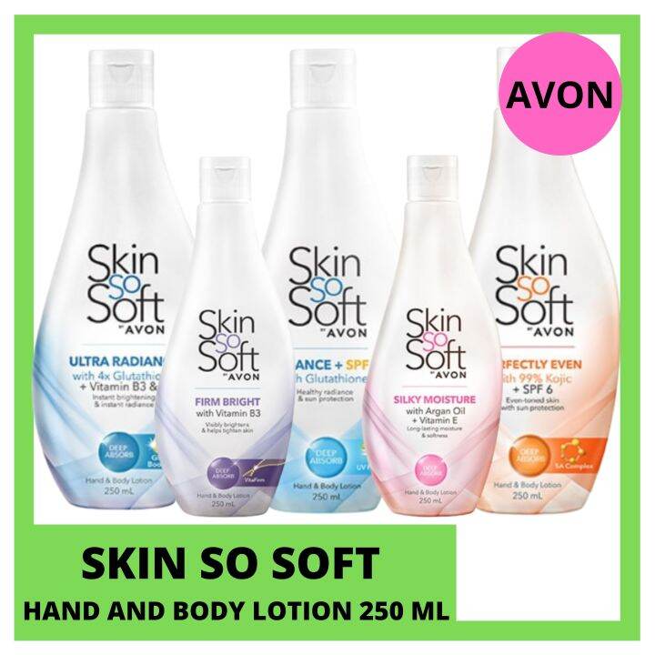 AVON SKIN SO SOFT SSS GLUTHATHIONE LOTION SALE ORIGINAL 250 ML | Lazada PH