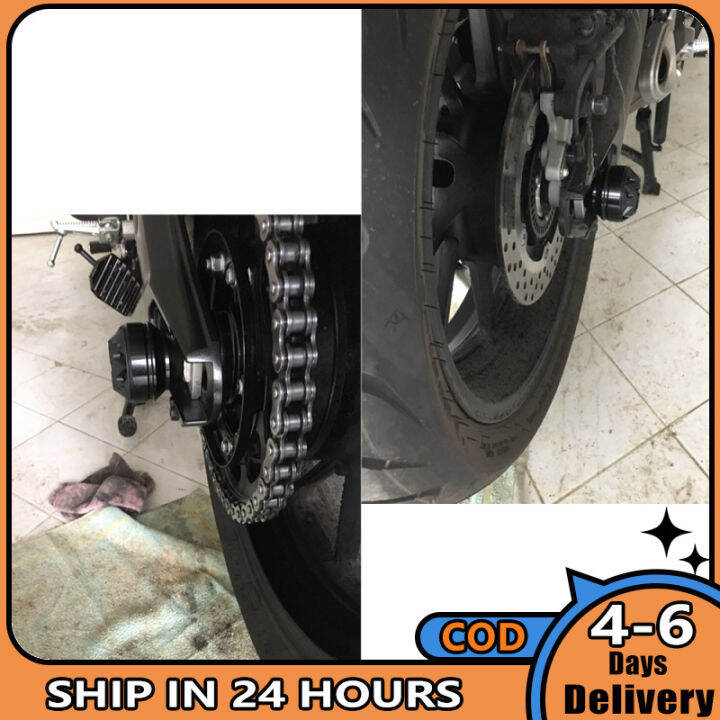 am-ที่ป้องกันแบบเห็ดสำหรับยามาฮ่า-fz09-mt-09-mt09เพลาหน้าหลัง
