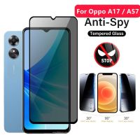 Anti-Spy กระจกนิรภัยป้องกันฟิล์มสำหรับ Oppo A17 K A17K 17 K A58 58 A98 98 A57 S A77 S A57s A77s A76 A96 57 S 77 S 76 96 4ฟิล์มหน้าจอความเป็นส่วนตัว G 5G