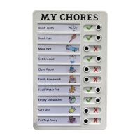 Note Marker Board Removable Chores Reusable Note Pad for Home Camping to Do List Chore Chart