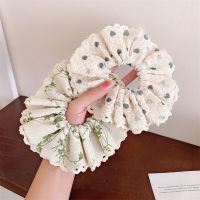 Lace Hair Accessory Sophisticated Hair Decoration Floral Hair Scrunchie Elegant Hair Jewelry Luxury Hair Accessory