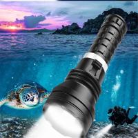 LED Flashlights High Lumens Ipx8 Waterproof Strong Light Diving Flashlight Torch for Outdoor Camping Emergencies Diving Flashlights