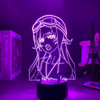 Anime Bakemonogatari Shinobu Oshino 3D Lamp Led Night Light for Bedroom Decor Gift Colorful Nightlight