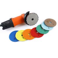 1PC 3Inch Diamond Dry Polishing Pad For Granite Marble Grinding Sanding Disc Polishing Tool Dremel Tool Accessories