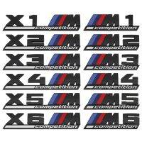 Car Rear Trunk Emblem Badge Body Side Sticker Decals for BMW M Power M1 M2 M3 M4 M5 M6 M7 M8 X1M X2M X3M X4M X5M X6M COMPETITION