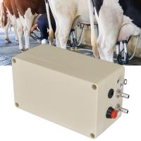 Electric Milking Machine Plastic Plug in Large Suction Pulsation Milking Vacuum Pump for Sheep Cow 100‑240V