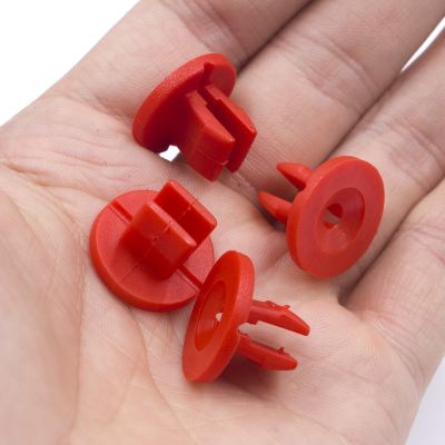 30Pcs Auto Nut Grommet Clips Bigs 9mm hole For Ford Red Plastic Fixed Grommet Car Fastener