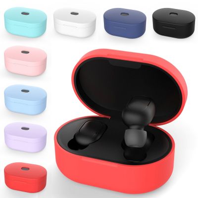 【CC】 Color Silicone Earphone MI AirDots Headphones Cover Headset Earbuds