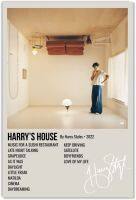 โปสเตอร์สไตล์แฮร์รี่ Harrys บ้านหน้าปกอัลบั้มโปสเตอร์โปสเตอร์เพลงภาพพิมพ์ศิลปะบนผืนผ้าใบสำหรับติดกำแพงสำหรับห้องนั่งเล่นอุปกรณ์ตกแต่งห้องนอน Unframed