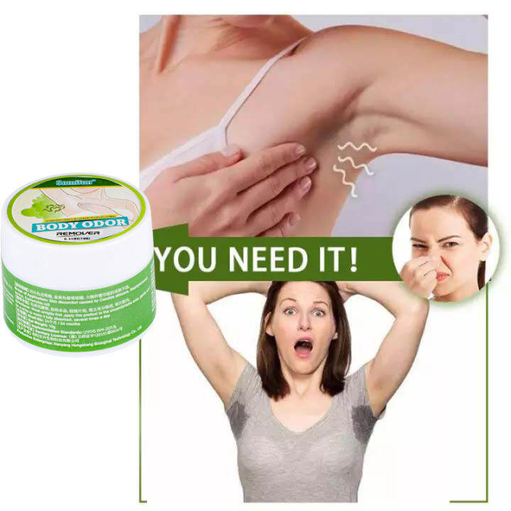 Body Odor Cream Armpit Odor Remover Effective Underarm AntiPerspirant