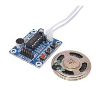 “”：{： ISD1820 Recording Module Voice Module The Voice Board Teled Module Board With Microphones + Loudspeaker