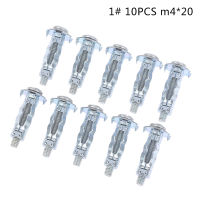 Sports Outdoors 10pcs M4 Hollow Wall Metal Anchor Kit plasterboard drywall cavity plug dowel