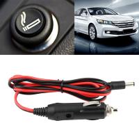 12/24V 1.2m Universal Car Charger ไฟแช็กปลั๊กอะแดปเตอร์สายไฟสีดำ