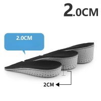 1 Pair Shoe Insoles Breathable Half Insole Heighten Heel Insert Sports Shoes Pad Cushion Unisex 1 4.5cm Height Increase Insoles