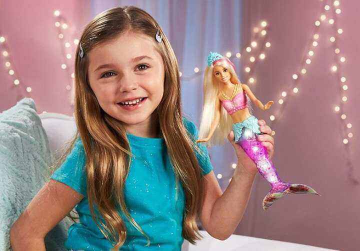 mattel-barbie-luminous-mermaid-princess-girl-play-house-toy-gift-can-be-launched-into-the-water-toy-gfl82