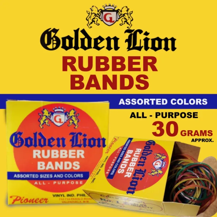 Golden Lion Rubber Bands Goma 30Grams Lazada PH