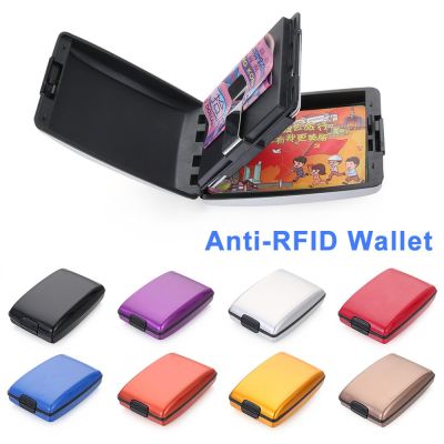 FJSLN7บัตรคลิปหนีบเงินป้องกันการโจรกรรมอเนกประสงค์แบบไม่สแกนกระเป๋าใส่เหรียญกระเป๋าสตางค์ RFID