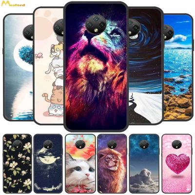 Colorful Lion Print Covers For DOOGEE X95 Pro Case Black Silicone Soft Phone Cover For Doogee X96 pro Cases Slim TPU Fundas Cats