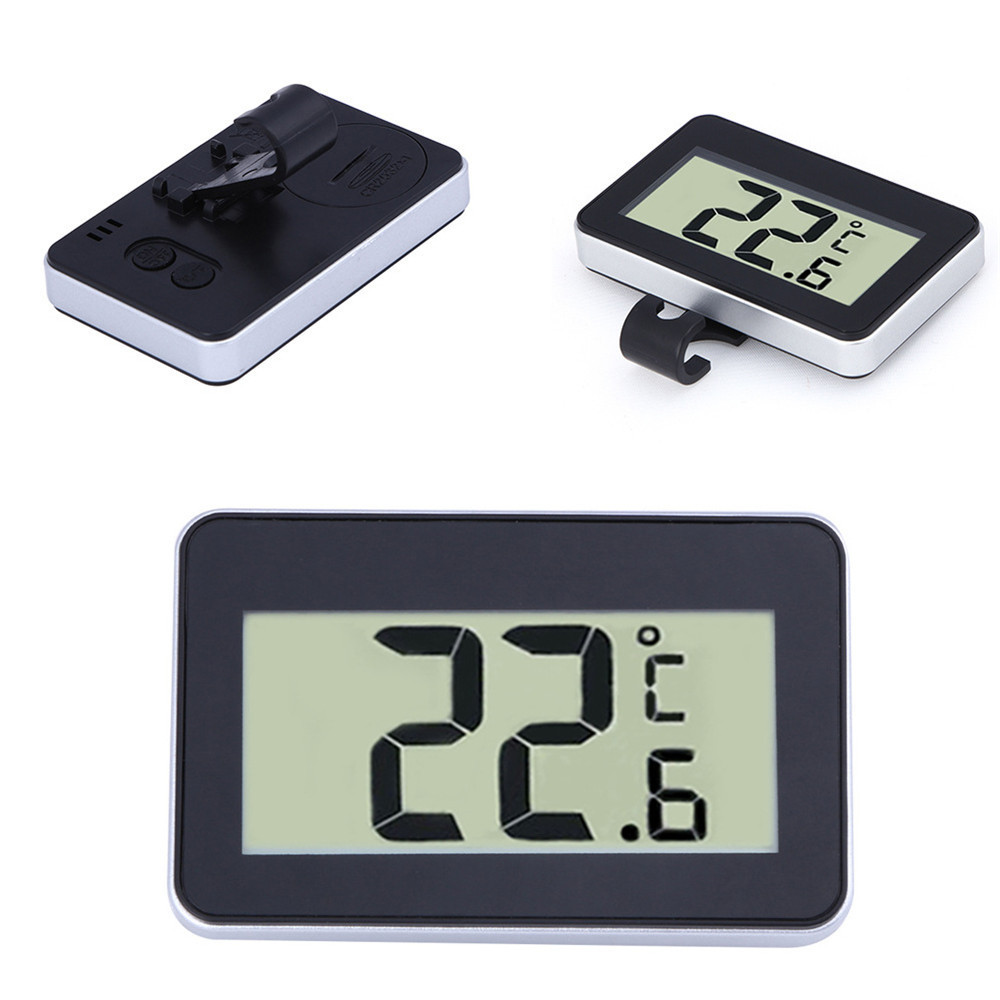 Wireless Digital Thermometer W/Magnet Hook for Refrigerator Freezer Fridge 