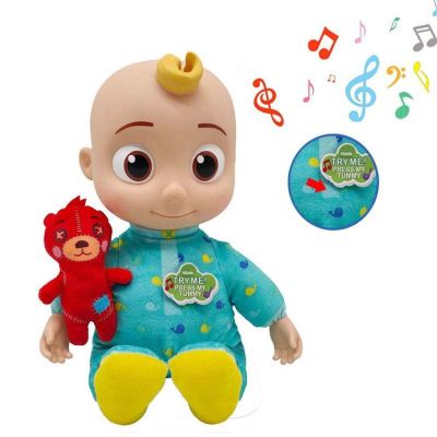 LIAND Kado Ulang Tahun ของขวัญสำหรับเด็กตุ๊กตากล่องเพลงภาษาอังกฤษ Boneka Mainan ร้องเพลง JOJO ตุ๊กตาไวนิล JOJO ตุ๊กตาผ้ากำมะหยี่ Coco แตงตุ๊กตาภาพเคลื่อนไหวตุ๊กตาหนานุ่ม Cocomelom Music JoJo Doll