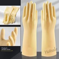 【hot sale】♕ D13 Rubber Glove Latex pvc Dishwashing Gloves/Sarung Tangan Getah 乳胶手套 洗碗手套 Kitchen Cleaning Gloves Water Resistant