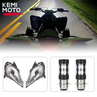 หลอดไฟไฟหน้า KEMIMOTO ใช้ได้กับ Yamaha Raptor 700 YFZ450 700R 250 YFZ 450R 450X Wolverine 450 350 2006-2023