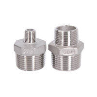 1/8 "1/4" 3/8 "3/4" 1 "1-1/4" 2 "BSP ด้ายชาย304ท่อสแตนเลสตัวลดการกระชับ Hex นิปเปิลคอนเน็คเตอร์ Ada DN8 - DN50