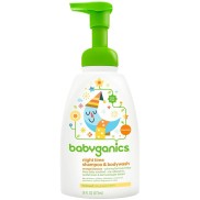 Dầu gội & gel tắm trẻ em Babyganics Baby Shampoo Plus Body Wash Natural