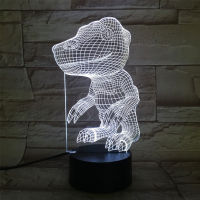 Digimon Agumon 3D Visual Nightlights Colors Changing Digimon Adventure Table Lamp Night Light for Home Decoration