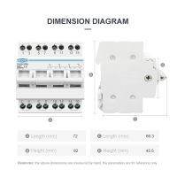 63A Dual Power Manual Transfer Isolating Switch Interlock Circuit Breaker