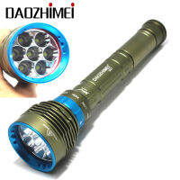 2020 New 8000 Lumen Underwater 200m Torch 7 Xm-l2 Led Scuba Diving Flashlight Light For 3x18650 Or 26650 Batterys