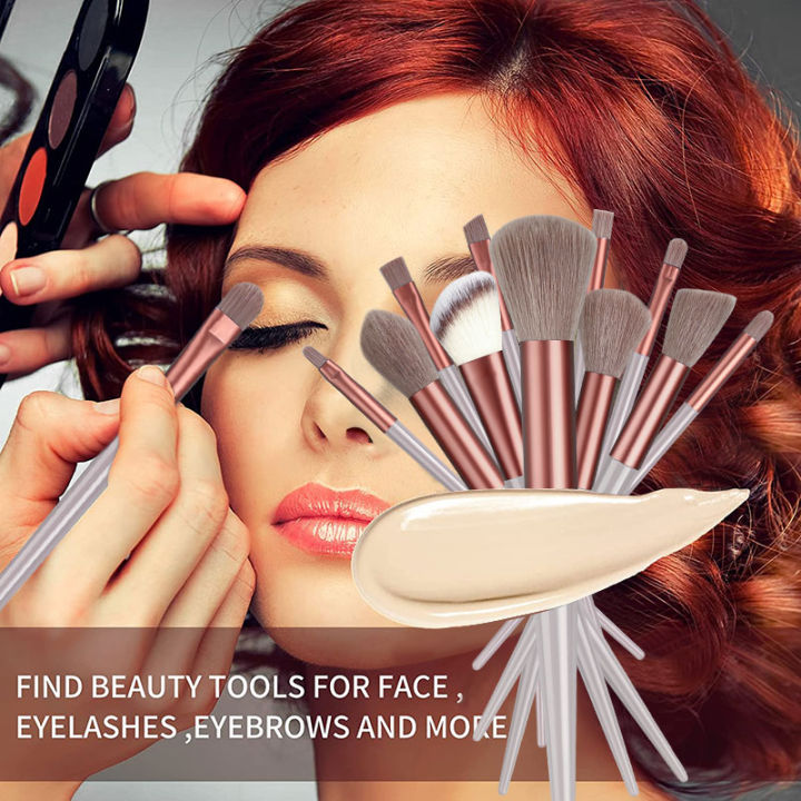 13pcs-makeup-brushes-set-eye-shadow-foundation-women-cosmetic-brush-eyeshadow-blush-powder-blending-beauty-soft-makeup-tool-picture-hangers-hooks