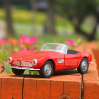 Diecast Alloy 1:36 1956 BMW 507 Convertible Car Model Fully Open Adult Classic Collecation Static Display Ornament Gift Souvenir